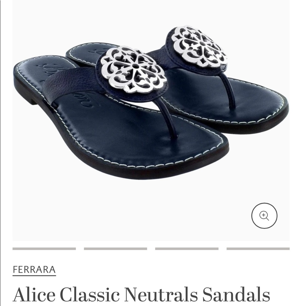 Brighton Alice Classic Sandal- Dark Blue